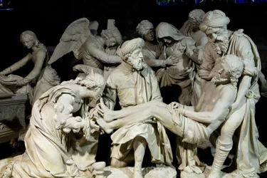 Die Grablegung und die Ohnmacht der Jungfrau